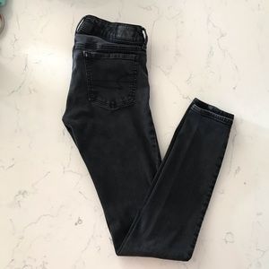 American Eagle black skinny jeans